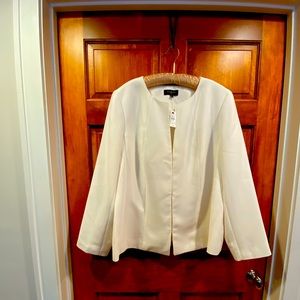 Talbots winter white suit Jacket